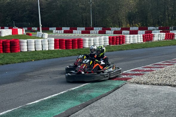 Teilnehmer beim Finale der RACB Karting Trophy