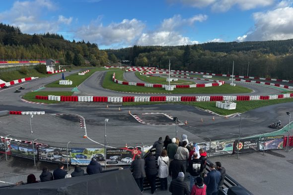 Strecke beim Finale der RACB Karting Trophy