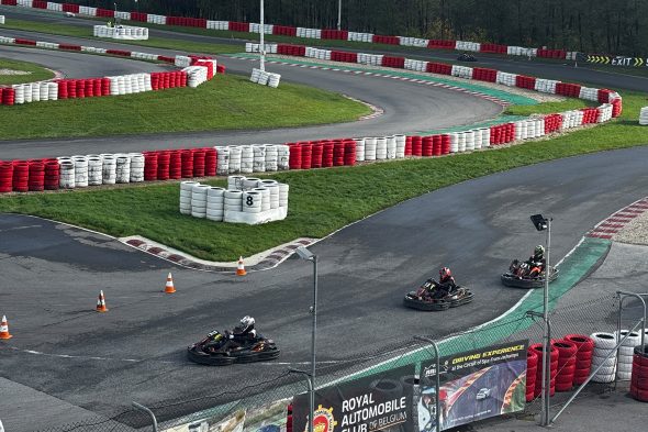 Teilnehmer beim Finale der RACB Karting Trophy