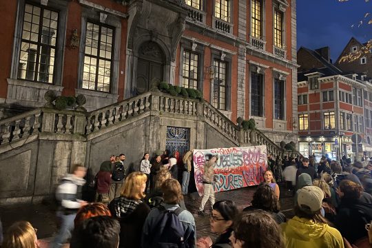 Protest gegen Polizeigewalt in Lüttich