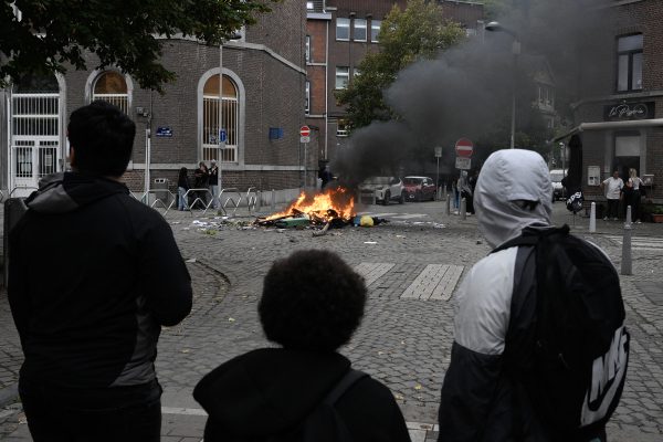 Schülerproteste in Lüttich