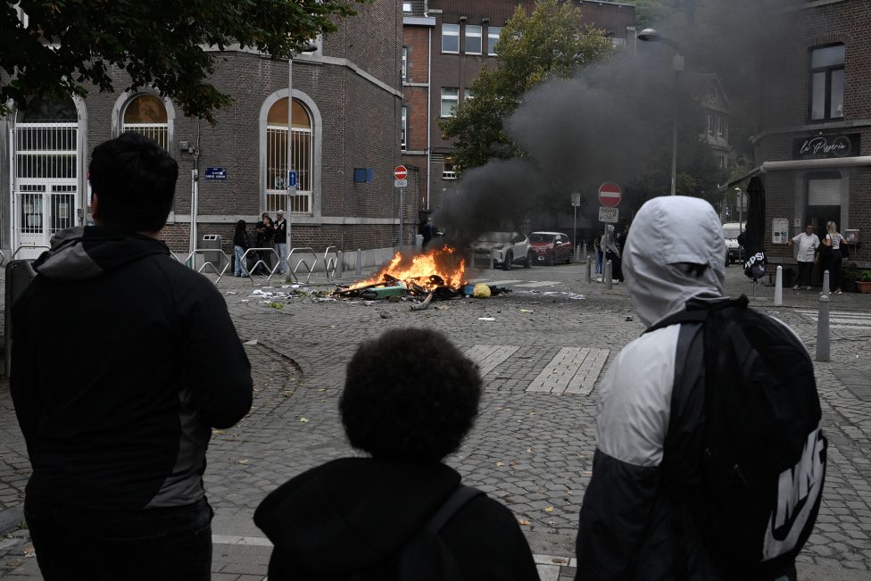 Schülerproteste in Lüttich