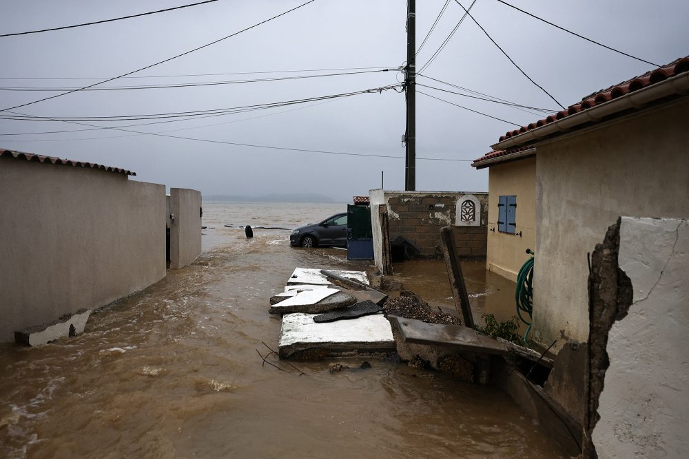 Überschwemmungen in der Nähe von Marseille