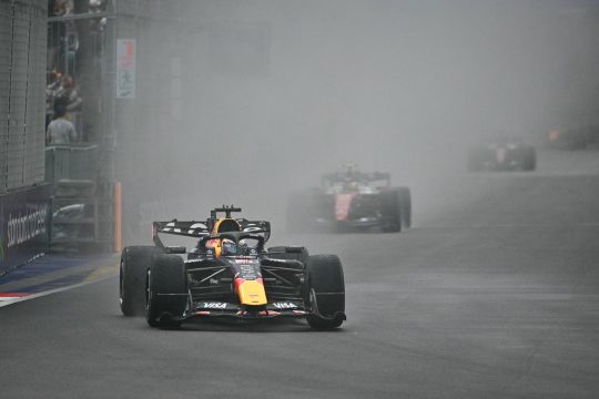Max Verstappen beim Sprintrennen von Singapur