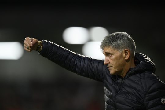 AS-Trainer Felice Mazzu beim Spiel gegen den RFC Lüttich