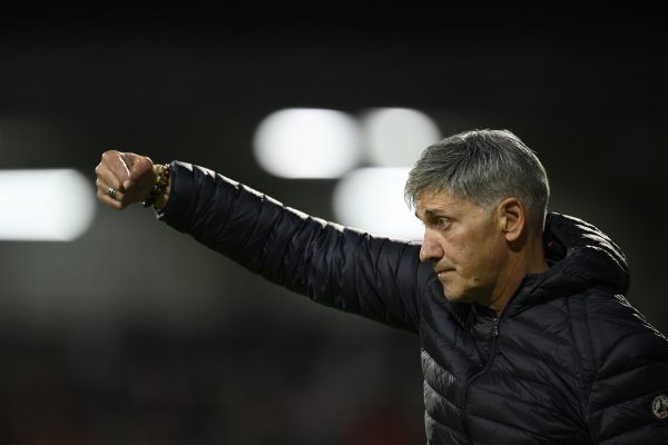 AS-Trainer Felice Mazzu beim Spiel gegen den RFC Lüttich