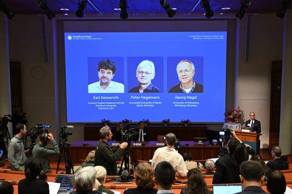Die Medizin-Nobelpreisträger Peter Hegemann, Georg Nagel und Karl Deisseroth