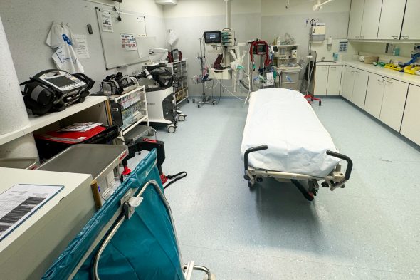Blick in die Notaufnahme im Eupener Krankenhaus