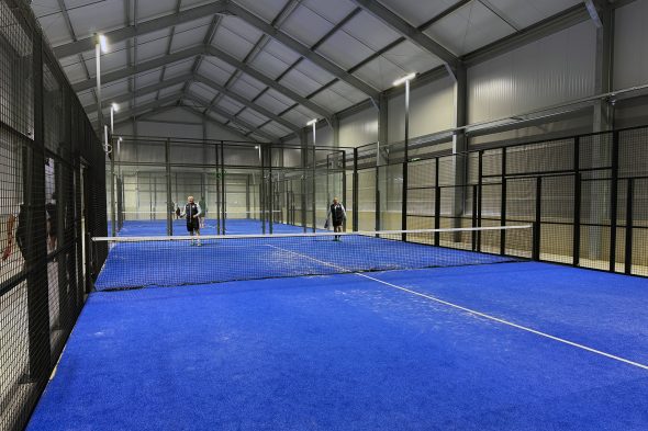 Erste Padel-Hybridhalle der DG in Kelmis