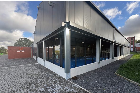 Erste Padel-Hybridhalle der DG in Kelmis