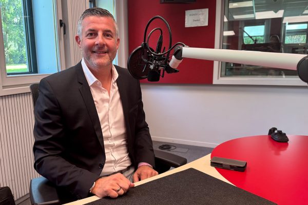 Pascal Arimont im BRF-Studio
