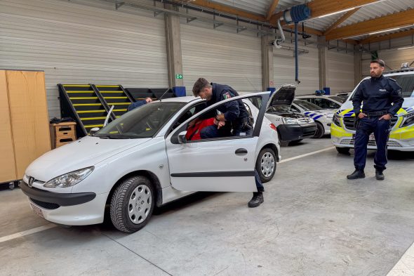 Polizeiübung mit Einsatzkräften aus Belgien, Deutschland und den Niederlanden