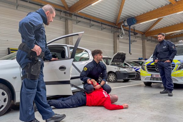 Polizeiübung mit Einsatzkräften aus Belgien, Deutschland und den Niederlanden