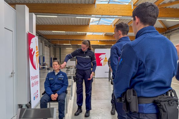 Polizeiübung mit Einsatzkräften aus Belgien, Deutschland und den Niederlanden