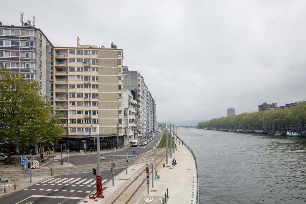 Blick über die Maas in Lüttich
