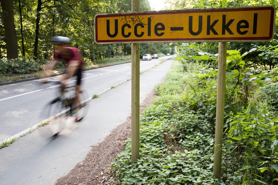 Schild der Brüsseler Gemeinde Uccle