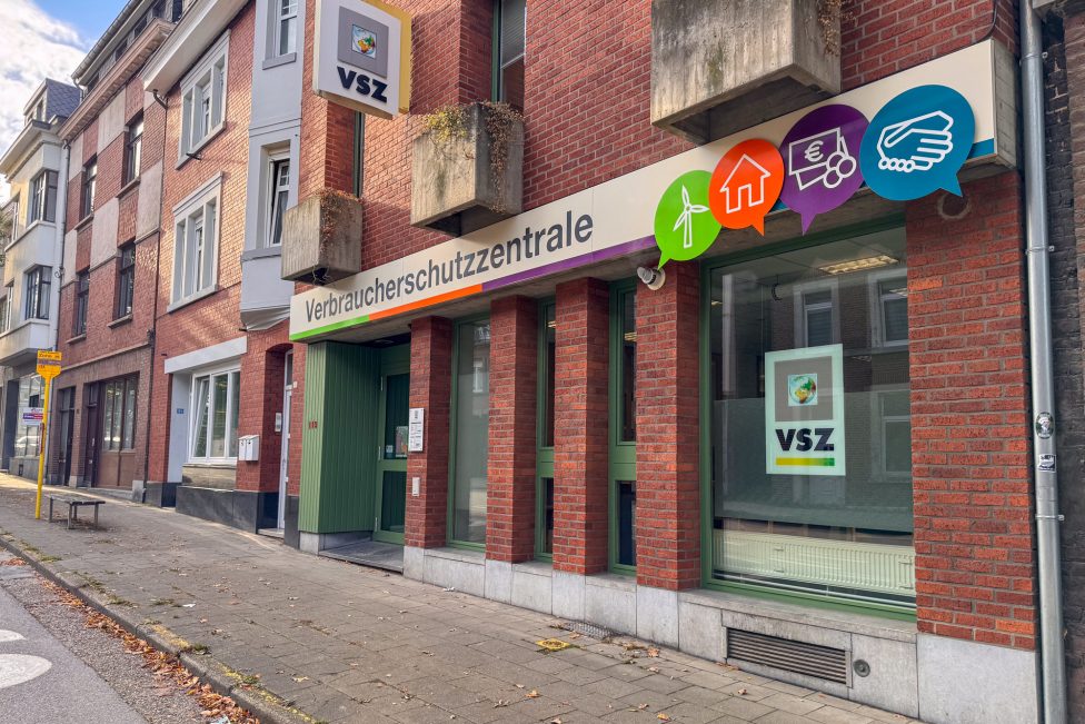 Gebäude der Verbraucherschutzzentrale in der Neustraße in Eupen