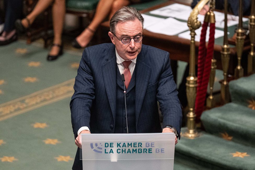 Premier Bart De Wever am Donnerstag in der Kammer
