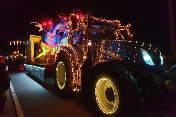 Nachtkarnevalszug in Grüfflingen (Bild: Lena Orban/BRF)