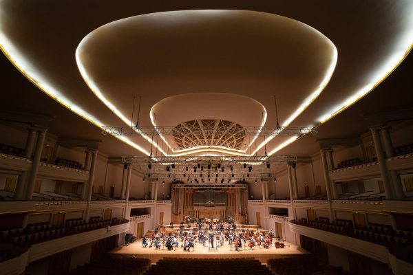 Das Nationalorchester bei einer Probe im Palais des Beaux Arts in Brüssel