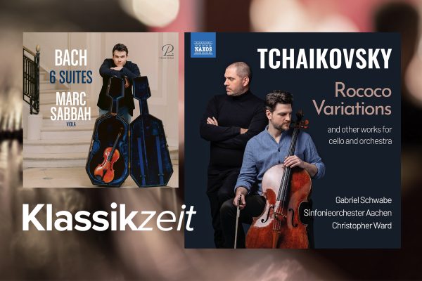 „Tchaikovsky: Rococo Variations and other works for cello and orchestra“ von Gabriel Schwabe und „Partner in crime“ von Sinfonieorchester Aachen (Label: Naxos)